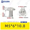 Tornillos de Acero Inoxidable 304 de Cabeza Plana Grande con Cuadrado Interior Guangdong Estándar Tornillos de Cabeza de Paraguas con Cuadrado Interior M2M3M4M5M6M8M10
