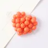 Cuentas Acrílicas de Color Sólido de 6-16 mm, Cuentas de Colores Dulces Macarrón, Cuentas de Colores Mixtos Navideños, Accesorios para Joyería DIY