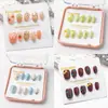 Uñas Postizas Cortas Verano Dulce Ojo de Gato Cielo Estrellado Fabricante de Uñas Postizas Venta al por Mayor