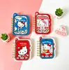Mai Pin Stationery Hello Kitty Cuaderno de Bolsillo con Forma de Teléfono Móvil Gato Kitty de Dibujos Animados Página de Color Cuaderno en Espiral