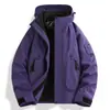 Chaqueta Exterior para Mujer 25 Nuevo Estilo Casual Tres en Uno para Figuras Menudas, Cortavientos e Impermeable, Chaqueta de Pareja de Gama Alta y Elegante