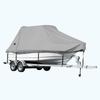 Capa para Lancha em V Tecido Oxford 210D420D Resistente a UV, à Prova de Chuva, à Prova de Poeira Capa para Barco Capa Cinza para Barco Capa para Carro