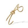 Aogu Pulseira de Abertura Geométrica Simples de Luxo Leve Transfronteiriça Banhada a Ouro 18K Design Feminino com Senso de Design Pulseira Personalizada de Nicho
