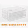 Nueva Caja de Almacenamiento Transparente Plegable para Refrigerador, de Grado Alimenticio para Conservar Frescura, Caja para Congelador de Múltiples Capas sin División