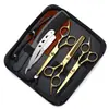 Fábrica fuente corte de pelo corte de pelo tijeras para el cabello traje especial herramientas tijeras de dientes planos tijeras de entresacar tijeras