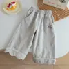 Calça de Renda Wide Leg Versátil Estilo Coreano Doce para Meninas Primavera e Outono 2026 Calça Streetwear de Perna Reta Fresca e Moderna
