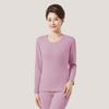 Categoria A Conjunto de Roupa Íntima Térmica Outono e Inverno, Algodão Puro, Estilo Fino, Roupa Íntima Térmica de Inverno para Pessoas de Meia-Idade e Jovens, Camada Base de Algodão Tamanho Grande
