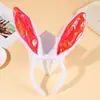 Diadema Popular Transfronteriza de Orejas de Conejo de Peluche para Pascua, Diadema para el Cabello, Fiesta, Discoteca, con Soporte de Alambre, Flexible