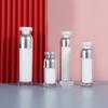 Botella de Vacío Acrílica 30g 50g Espejo Galvanizado Botella Champiñón Botella para Cosméticos Agua Loción Esencia Crema Facial