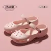 Tamancos de Ballet Mary Jane para Mulheres, Novo Estilo Popular de Verão 2026, Sandálias Versáteis Antiderrapantes para Exterior, Atacado Transfronteiriço