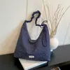 Otoño 2026 Nuevo Estilo Coreano Bolso de Lona Floral Perezoso Gran Capacidad Versátil Casual Bolso de Hombro al por Mayor Bolsos de Mujer
