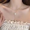 Collar de Fragmento Plateado para Mujer, Cadena de Clavícula de Estilo Minimalista Nicho de Lujo Ligero, Collar Elegante de Alta Gama de Moda 2025