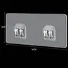 Ganchos Adhesivos, Zapateros, Estanterías de Almacenamiento, Pegatinas Sin Rastro, Accesorios, Instalación, Ganchos para Baño, Ganchos de Pared, Almacenamiento, Montados en la Pared