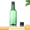 Garrafa pequena de vinho de material PET de 50ml com tampa de alumínio, frasco de tempero, decoração para móveis e adega, garrafa de plástico transparente