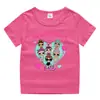 2023 Nueva ropa para niños Camiseta de manga corta de verano para niños y niñas Camisa de base de algodón Camiseta de media manga para bebé Top para niños