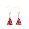 Aretes de serie de Halloween al por mayor del fabricante, aterradores y divertidos, fantasma, murciélago, araña, aretes de calavera
