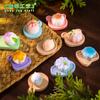 Micro-paisaje flores creativas repostería simulación comida juego DIY accesorios decorativos mini adornos pequeños de escritorio