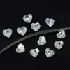 Rinestones para Arte de Uñas Dongzhou Star Zirconia 6mm Geométricos Corazón Fondo Puntiagudo Rinestones Celebridad de Internet Accesorios para Aretes DIY Rinestones Brillantes Destellantes
