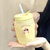 Copo Simples de Palha para Casais, Copo Estiloso para Beber, Copo Simples de Grande Capacidade, Copo de Água de Grande Capacidade, Copo Portátil para Carro