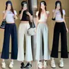 Calça de Caminhada Feminina com Resfriamento a Ar 2026 Verão Petite Reta Justa Calça de Moletom Emagrecedora Versátil Casual
