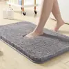 Precio Especial Remate Grueso Corto y Largo Felpa Alfombrilla Absorbente de Agua para Baño Sencilla Alfombrilla para Puerta de Baño Absorbente Secado Rápido