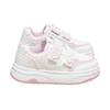 Retraer Wbn(Js)-2713 Zapatos Blancos para Mujer Otoño 2025 Nuevos Tenis Casuales Velcro Zapatos de Pan (Magia