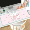 Alfombrilla de ratón color crema marrón, linda alfombrilla para escritorio de oficina y estudio, almohadilla de teclado antideslizante de alta calidad
