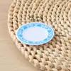 Tigela Miniatura Simulada, Prato de Jantar Mini, Prato de Pizza, Tigela, Balde de Frango, Balde Vazio de Oden, Prato Dividido, Prato de Grãos, Prato Octogonal
