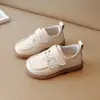 Zapatos de piel para niños 2026 nuevos zapatos de primavera y otoño para niños zapatos de piel estilo británico para niñas zapatos para bebé niño suela blanda