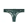 Tanga de encaje Xiyin para mujer, personalizado de fábrica, transfronterizo Shopee, estilo europeo y americano, tiro bajo con lazo y diseño hueco
