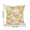 Fronha de Travesseiro Flor Branca de Primavera Estilo Simples Ins Capa Decorativa para Almofada de Sala de Estar Sofá Fronha de Travesseiro Transfronteiriça para Cintura