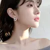 Pendientes Triangulares Espirales de Circonita Estilo Japonés y Coreano para Mujer, Lujo Ligero, Elegantes, Delicados, Versátiles, Para el Día a Día, Maduros, Joyería de Alta Gama