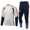 2627 Uniforme de Treino Real Madrid Outono e Inverno Uniforme de Futebol Manga Longa Atletico Jogo Treino Inter de Milão Camisa Esportiva Casual