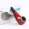 Pipa de Palma Pipa Pequeña Portátil de Circulación Filtro Pipa de Baquelita Pipa Olla de Hierro Set de Fumar para Hombre a la Antigua Hg685