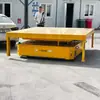 Vehículo Eléctrico de Plataforma Plana con una Capacidad de Carga Pesada de 5 Toneladas, Vehículo de Transporte de Transformadores con Estructura de Acero AGV con Rueda de Timón Doble para Operación Omnidireccional