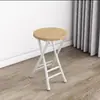 Silla Plegable Portátil Silla de Comedor para el Hogar Taburete Silla con Respaldo Silla de Entrenamiento Silla para Dormitorio de Estudiantes Silla Simple para Computadora Taburete Redondo