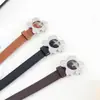 Cinturón de Mujer Estilo Nuevo Cinturón de Girasol Versátil Decorativo Estilo Ins Moda Tendencia Personalidad Cinturón Negro Suave Mayoreo