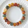 Nuevo producto: Pulsera de Cuentas de Raíz de Bodhi Multi-Preciosa para Estudiantes Mujeres, Suave y Lisa al Tacto, Pulsera de Cuentas de Oración Budista de Círculo Único para Hombres