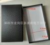 Embalaje de Cubierta con Patrón de Fibra de Carbono para iPhone Funda Protectora Universal para Teléfono Móvil Tipo Billetera Flip de Cuero Caja de Embalaje