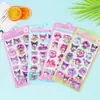 Pegatinas de Dibujos Animados Estilo Japonés 3D de Relieve Sólido para Niños Materiales para Planificador DIY Pegatinas de Cristal Pegatinas de Papelería Decoración