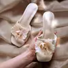Orquídea Mariposa Hada Verano Estilo Coreano Impresionantes Sandalias de Tacón Fino para la Noche Nueva Moda con Temperamento Suave y Elegante