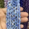 Pó de concha em relevo 8mm camélia contas soltas furo reto para ensartar contas franja pulseira diy colar acessórios de vestuário atacado