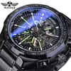 Nuevo T-Winner Moda Europea y Americana para Hombre Hueco Fresco Mecánico Resistente al Agua Automático Mecánico Reloj Provincia de Guangdong