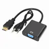 Cable de audio y video HDMI a VGA HDMI a VGA con soporte de audio 1080P