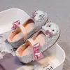 Zapatos de Cuero de Dibujos Animados para Niñas 2026 Primavera/Verano Nuevos Zapatos de Moda Infantil Versátiles Mary Jane de Cuero Suela Suave Zapatos de Princesa
