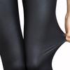 S111 Leggings de Talla Grande para Mujer Otoño Nueva Llegada Delgados Cintura Alta Ropa Exterior Talla Plus Talla Grande Ajustados Elásticos Imitación Cuero