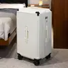 Mala de Viagem de Cinco Rodas, Mala de 24 polegadas Robusta e Durável para Mulheres, Caixa com Senha de Grande Capacidade de 28 polegadas, Mala Trolley de Aparência Sofisticada para Homens