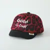 Boné de Baseball Infantil Estilo Novo, Estilo Coreano, Estampa de Leopardo Estilosa, Boné Bico de Pato Unissex para Meninos e Meninas, Proteção Solar para Primavera e Outono, Chapéu de Bebê à Prova de Vento