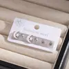 Pendientes de botón de acero inoxidable con forma de flor y corazón de circonita, estilo coreano japonés simple, pendientes de botón con combinación geométrica de corazón, conjunto ins