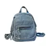 Bolsa de Peito Jeans Transfronteiriça Feminina Estilo 2026 Bolsa Transversal Mochila de Viagem Fashion Cor Sólida Passeio Deslocamento Bolsa Versátil